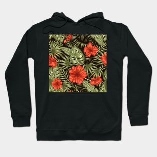 Flower Pattern Hoodie